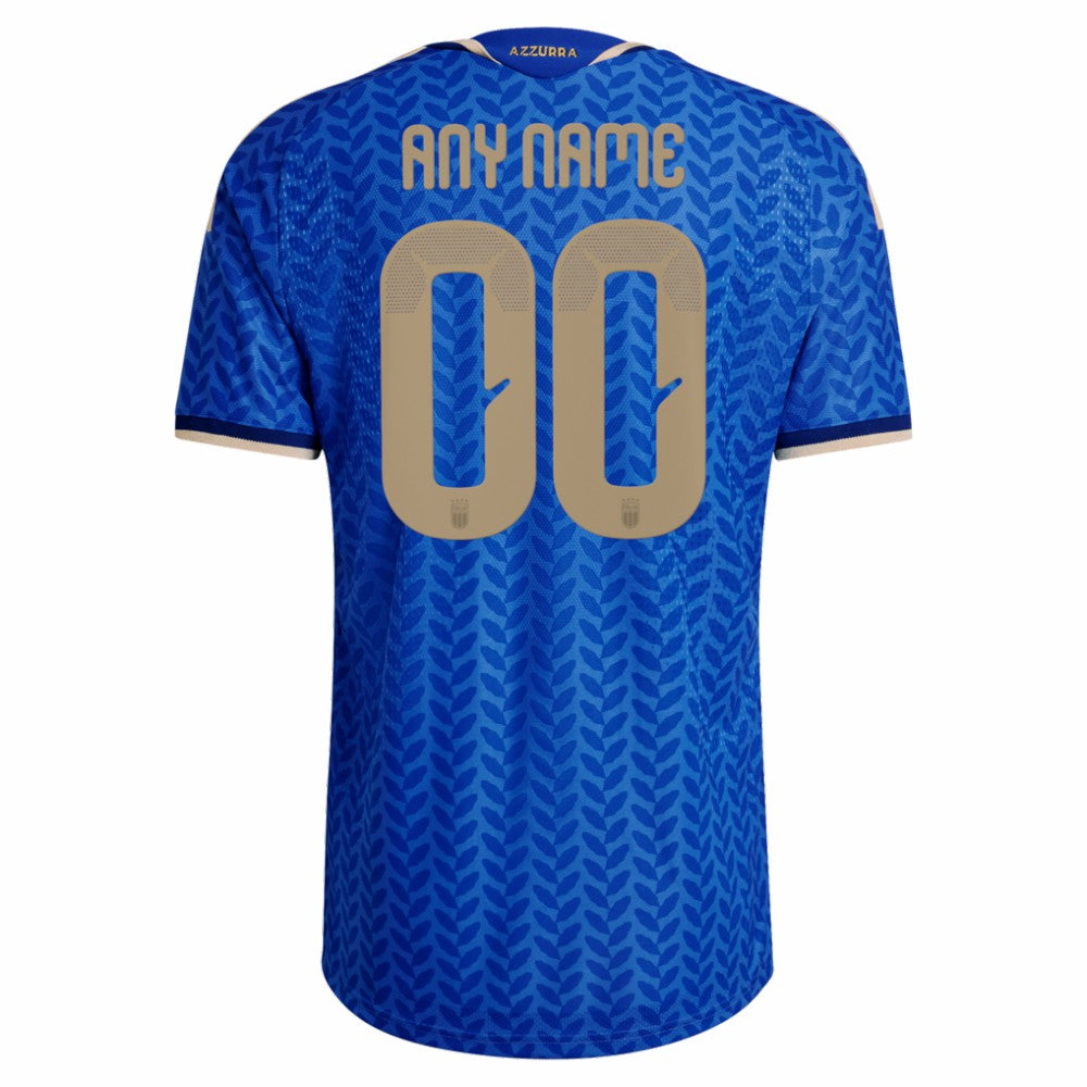 Italy National Team FIFA x World Cup 2026 Home On Field Custom Jersey Blue