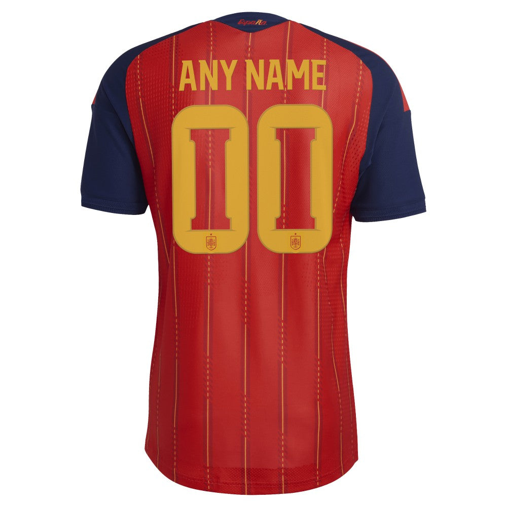 Spain National Team FIFA x World Cup 2026 Home On Field Custom Jersey Red