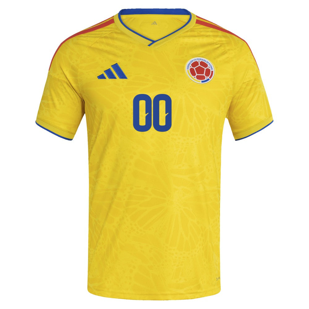 Colombia National Team FIFA x World Cup 2026 Home Replica Custom Jersey Yellow