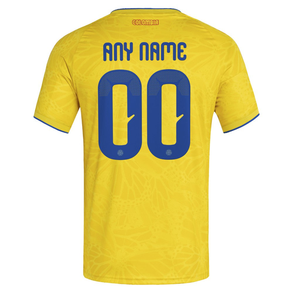 Colombia National Team FIFA x World Cup 2026 Home Replica Custom Jersey Yellow