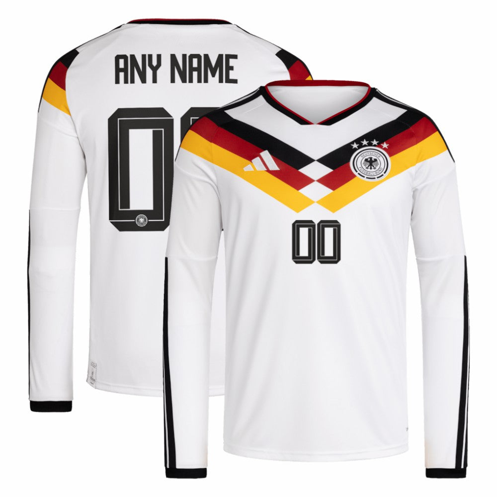 Germany National Team FIFA x World Cup 2026 Home Replica Long Sleeve Custom Jersey White