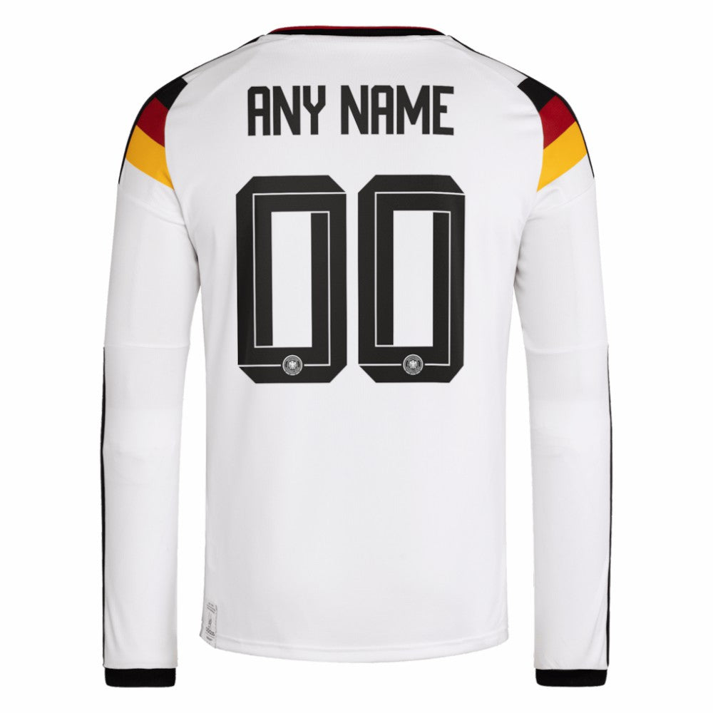 Germany National Team FIFA x World Cup 2026 Home Replica Long Sleeve Custom Jersey White