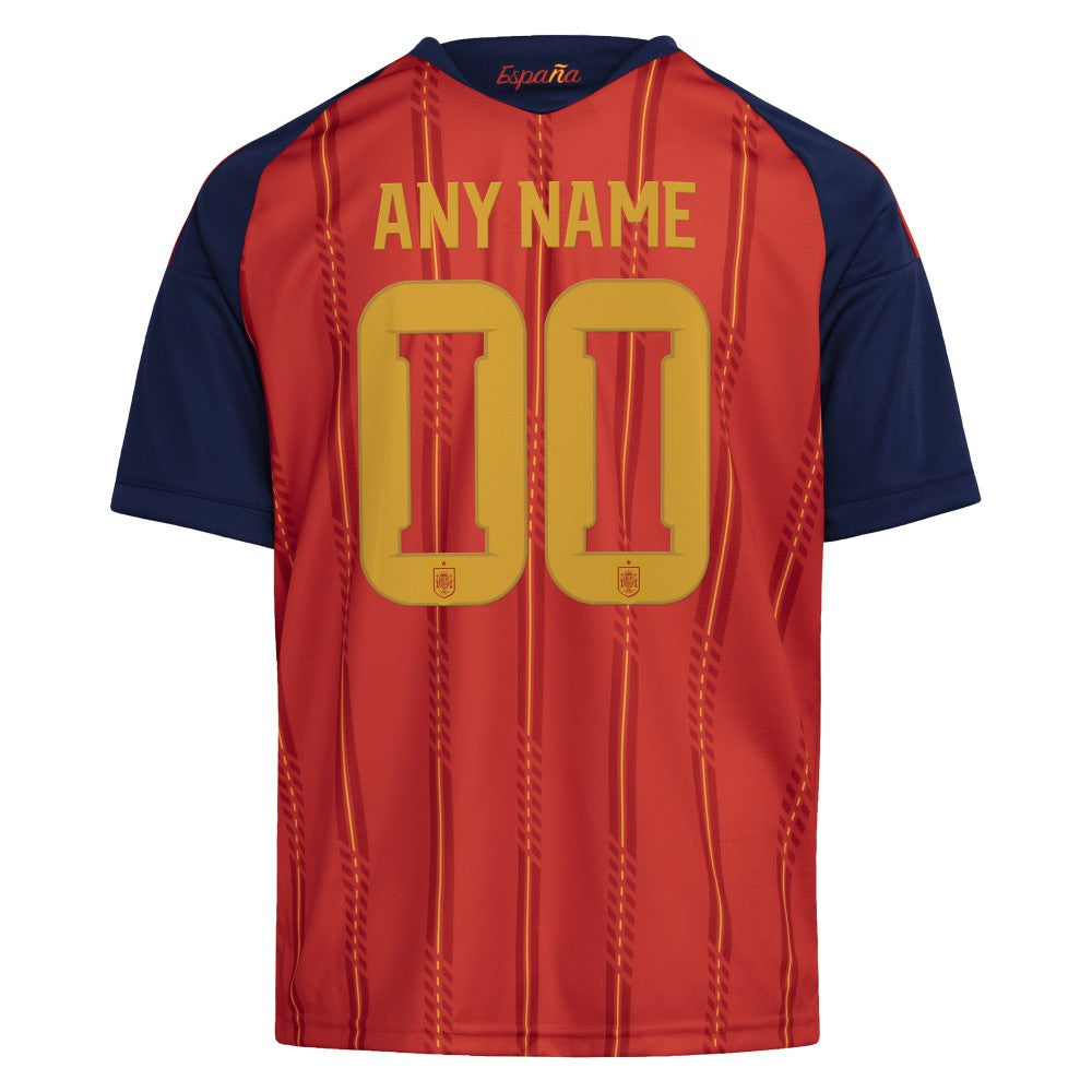 Spain National Team Youth FIFA x World Cup 2026 Home Replica Custom Jersey Red