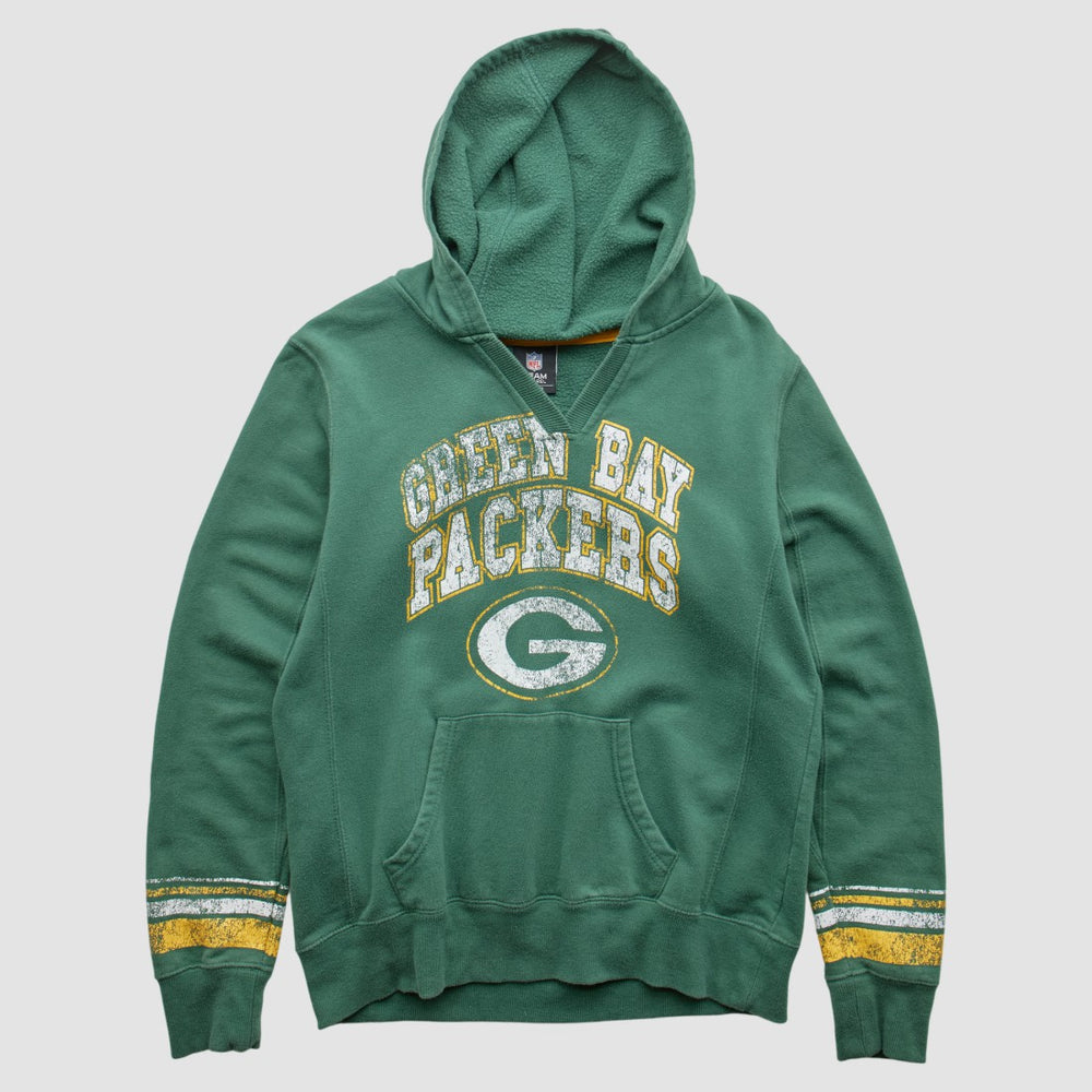 Green Bay Packers NFL 2012 Hooded Pullover Sweatshirt Green Vintage
