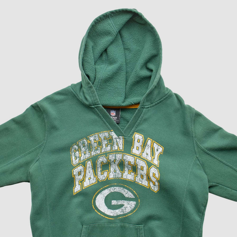 Green Bay Packers NFL 2012 Hooded Pullover Sweatshirt Green Vintage