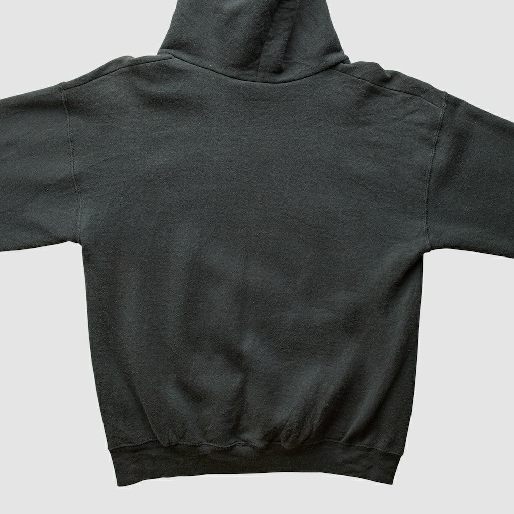 Pittsburgh Steelers 90s Hooded Pullover Sweatshirt Black Vintage