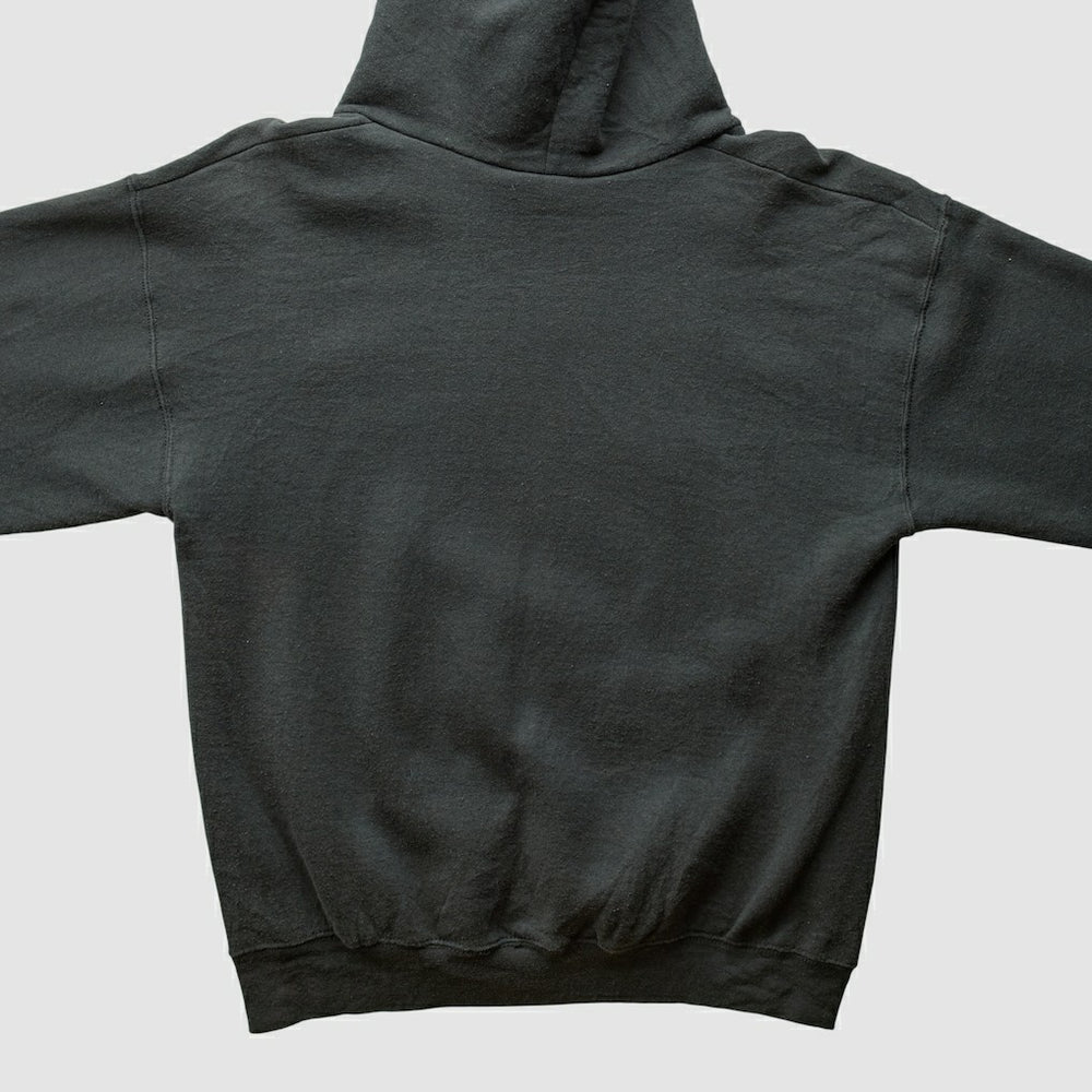 Pittsburgh Steelers 90s Hooded Pullover Sweatshirt Black Vintage