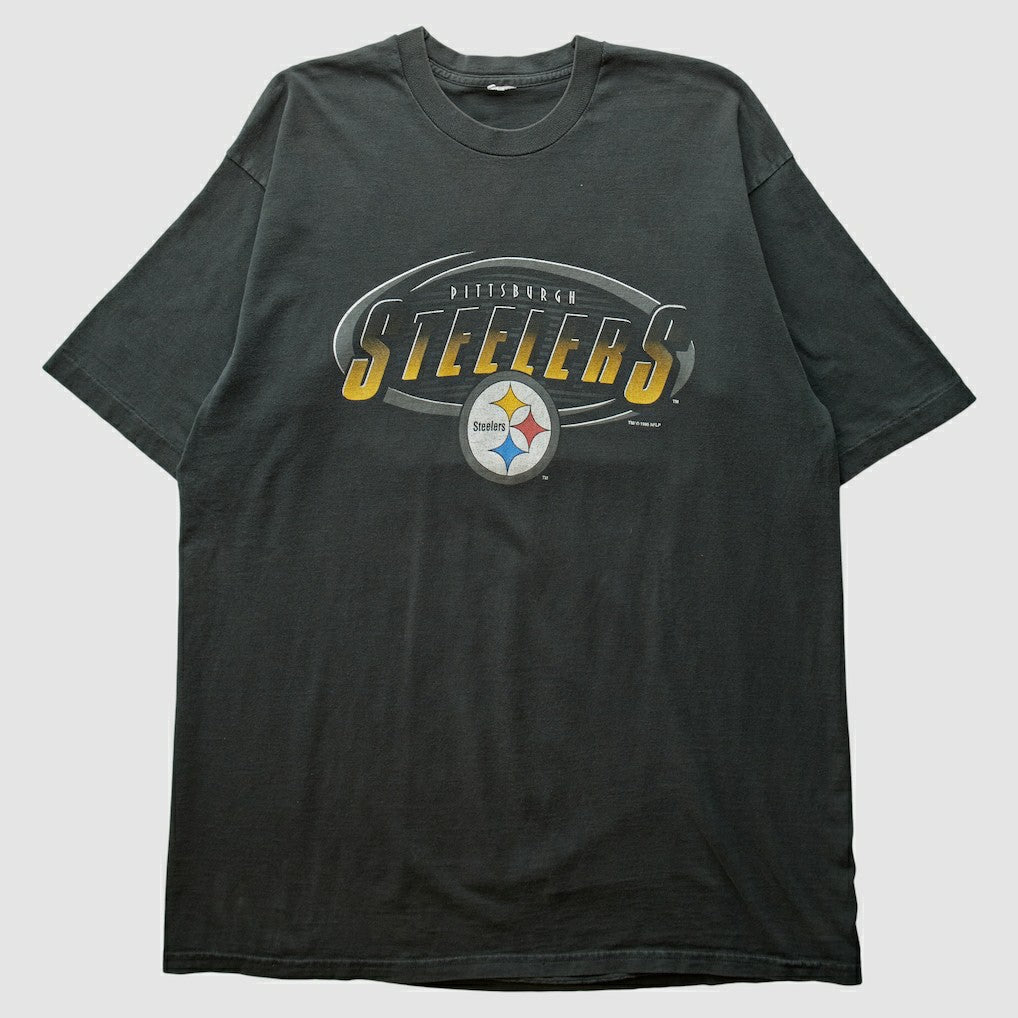 Pittsburgh Steelers 90s T-shirt Black Vintage