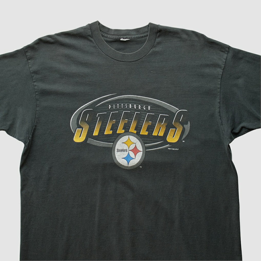 Pittsburgh Steelers 90s T-shirt Black Vintage