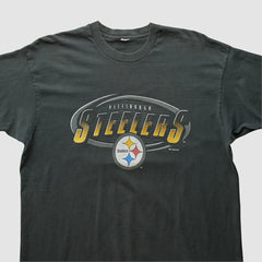 Pittsburgh Steelers 90s T-shirt Black Vintage
