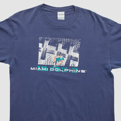Miami Dolphins 2000s Long Sleeve T-shirt Navy Vintage