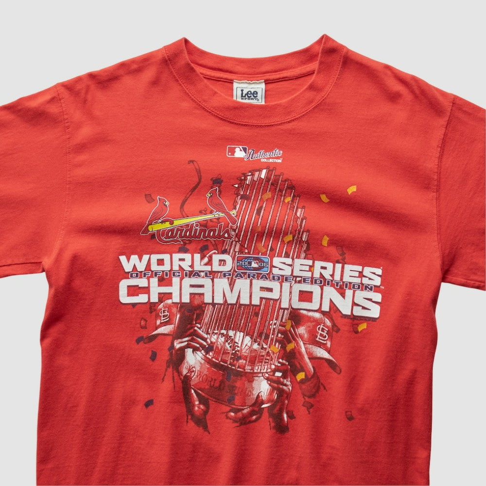 St. Louis Cardinals Lee Apparel 2006 T-shirt - Red - S by Fanatics Real Vintage T-shirts
