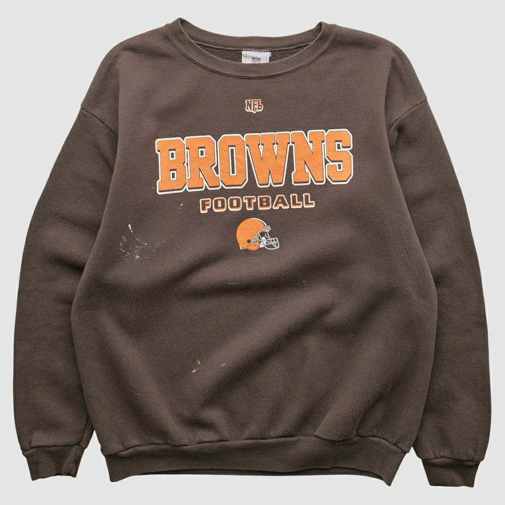 Cleveland Browns NFL 2000s Pullover Sweatshirt Brown Vintage