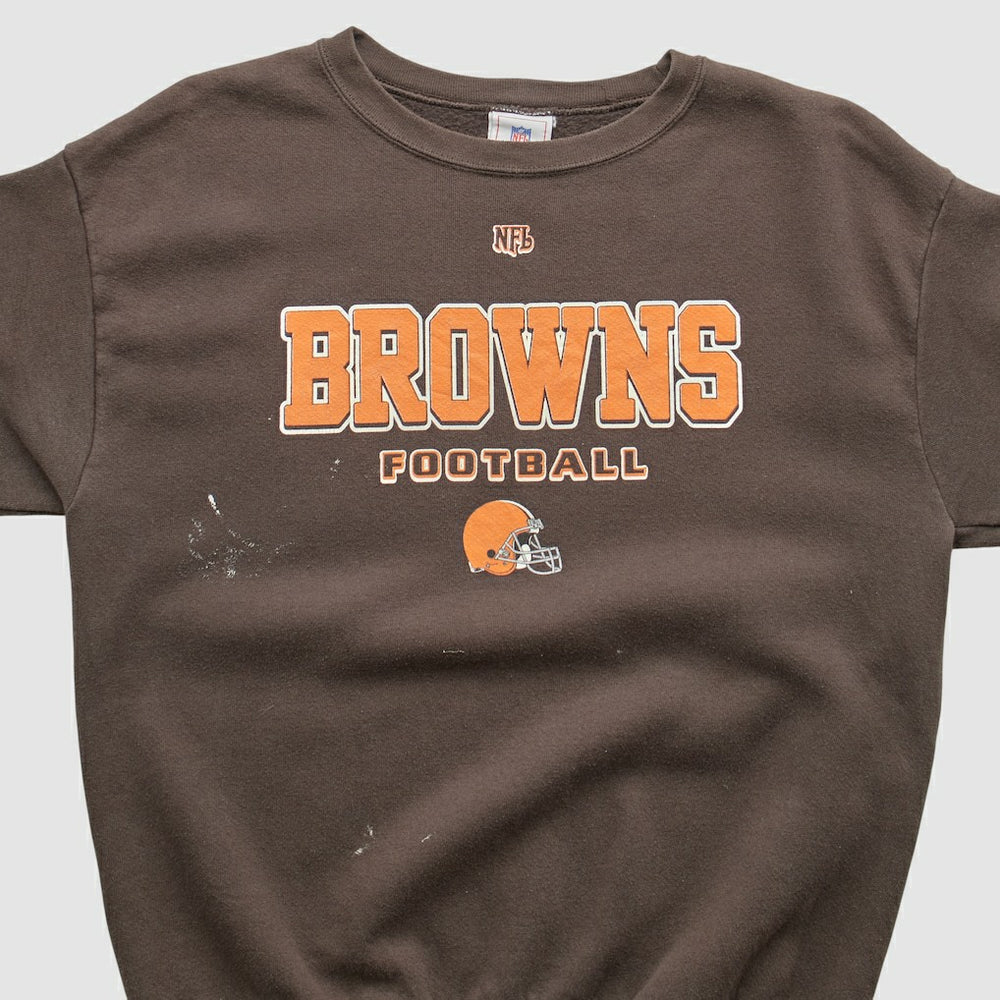 Cleveland Browns NFL 2000s Pullover Sweatshirt Brown Vintage