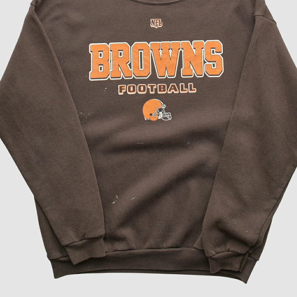 Cleveland Browns NFL 2000s Pullover Sweatshirt Brown Vintage