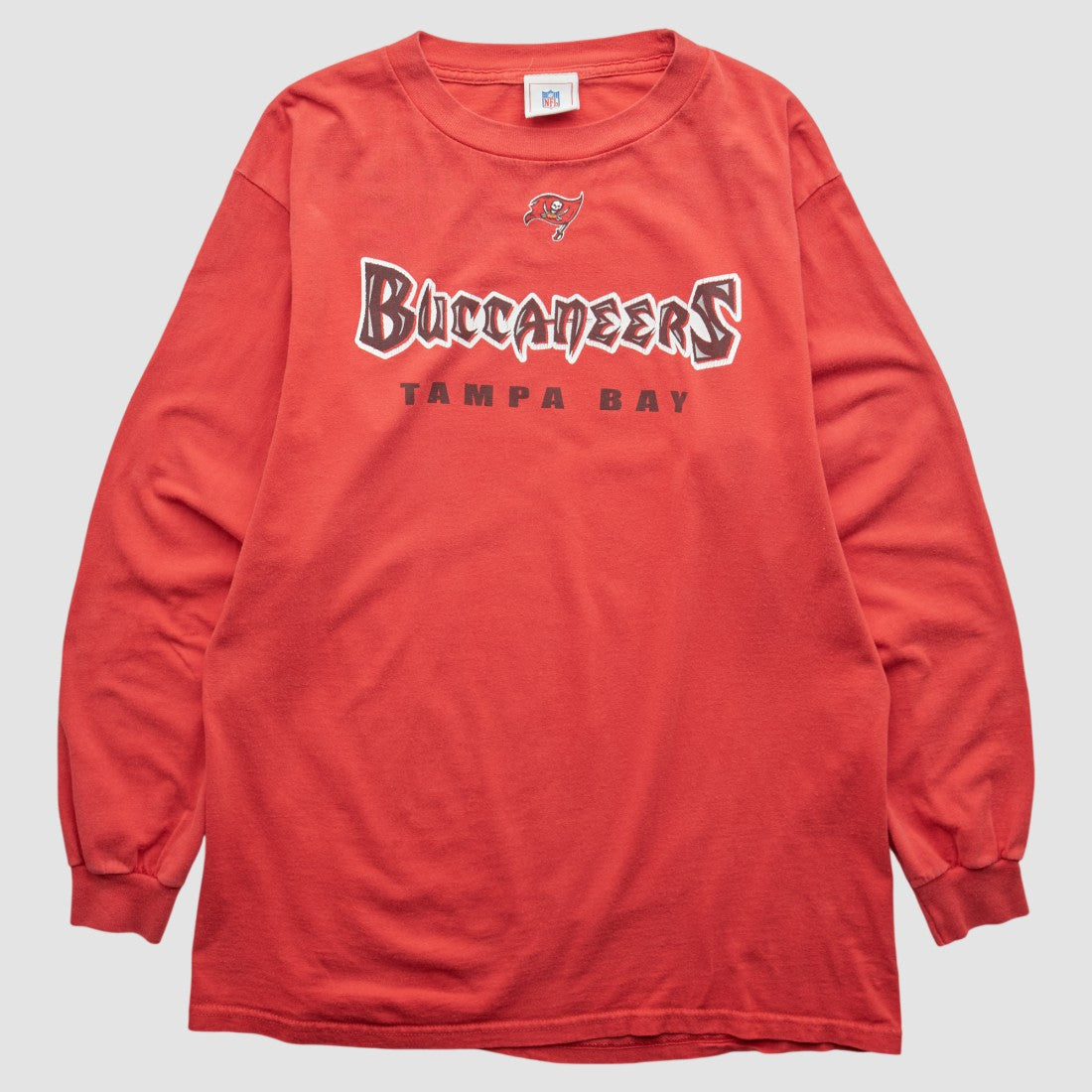 Tampa Bay Buccaneers NFL 2000s Long Sleeve T-shirt Red Vintage
