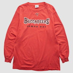 Tampa Bay Buccaneers NFL 2000s Long Sleeve T-shirt Red Vintage