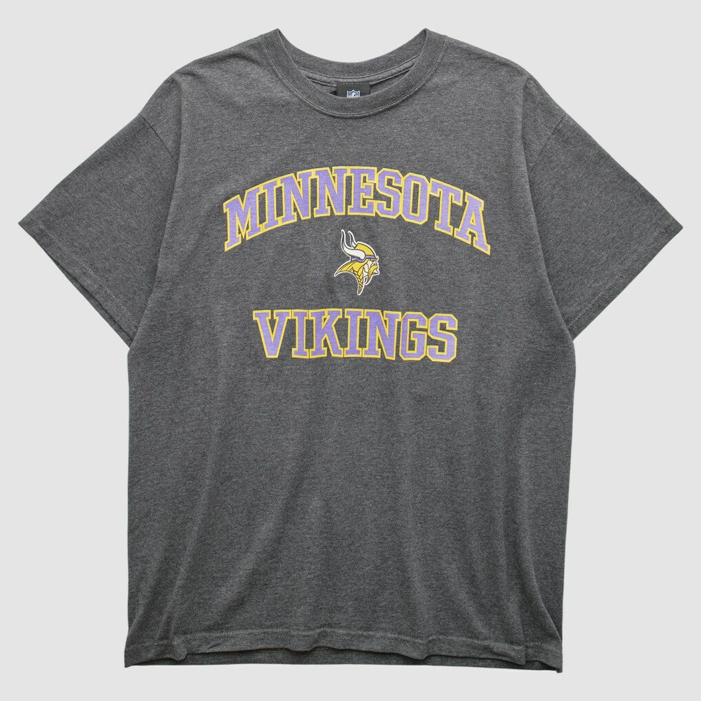 Minnesota Vikings NFL 2010s T-shirt Dark Heather Gray Vintage