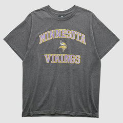 Minnesota Vikings NFL 2010s T-shirt Dark Heather Gray Vintage