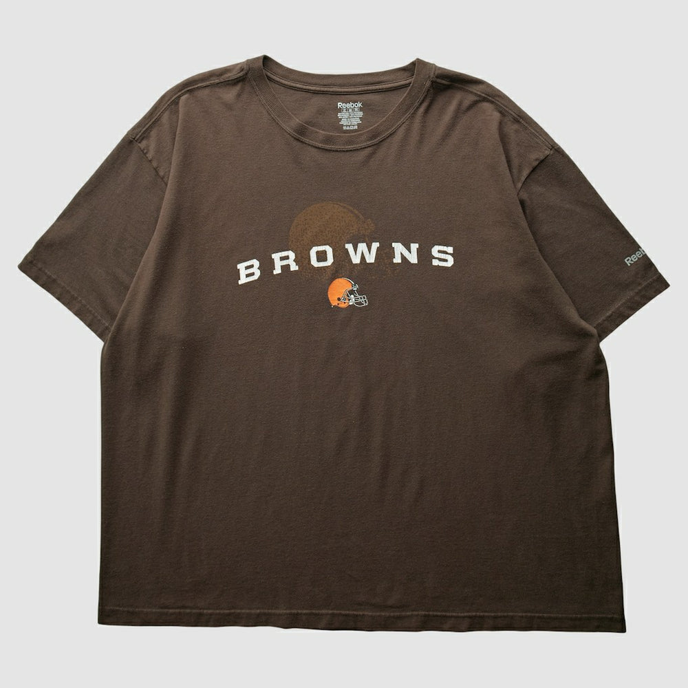 Cleveland Browns Reebok 2000s T-shirt Brown Vintage