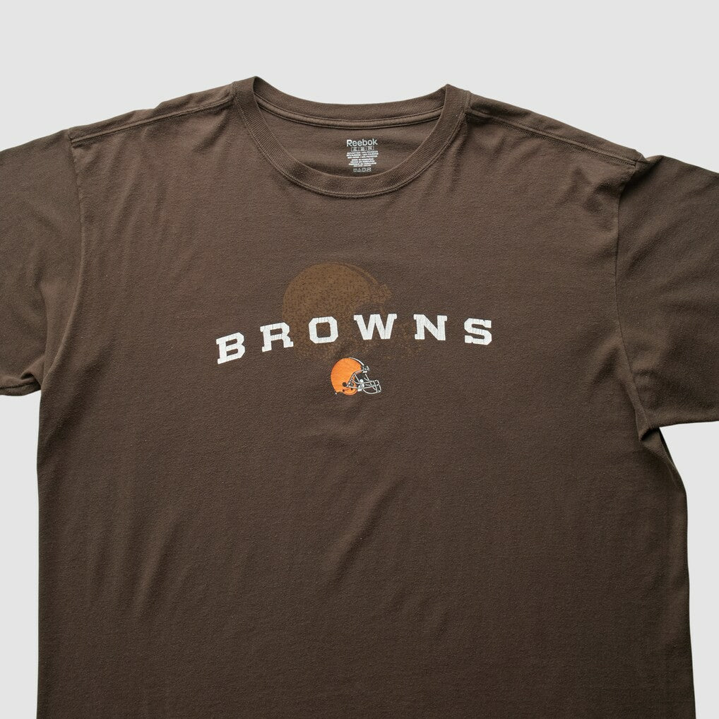 Cleveland Browns Reebok 2000s T-shirt Brown Vintage