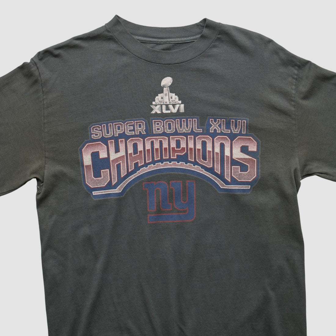 New York Giants 2012 Long Sleeve T-shirt Black Vintage