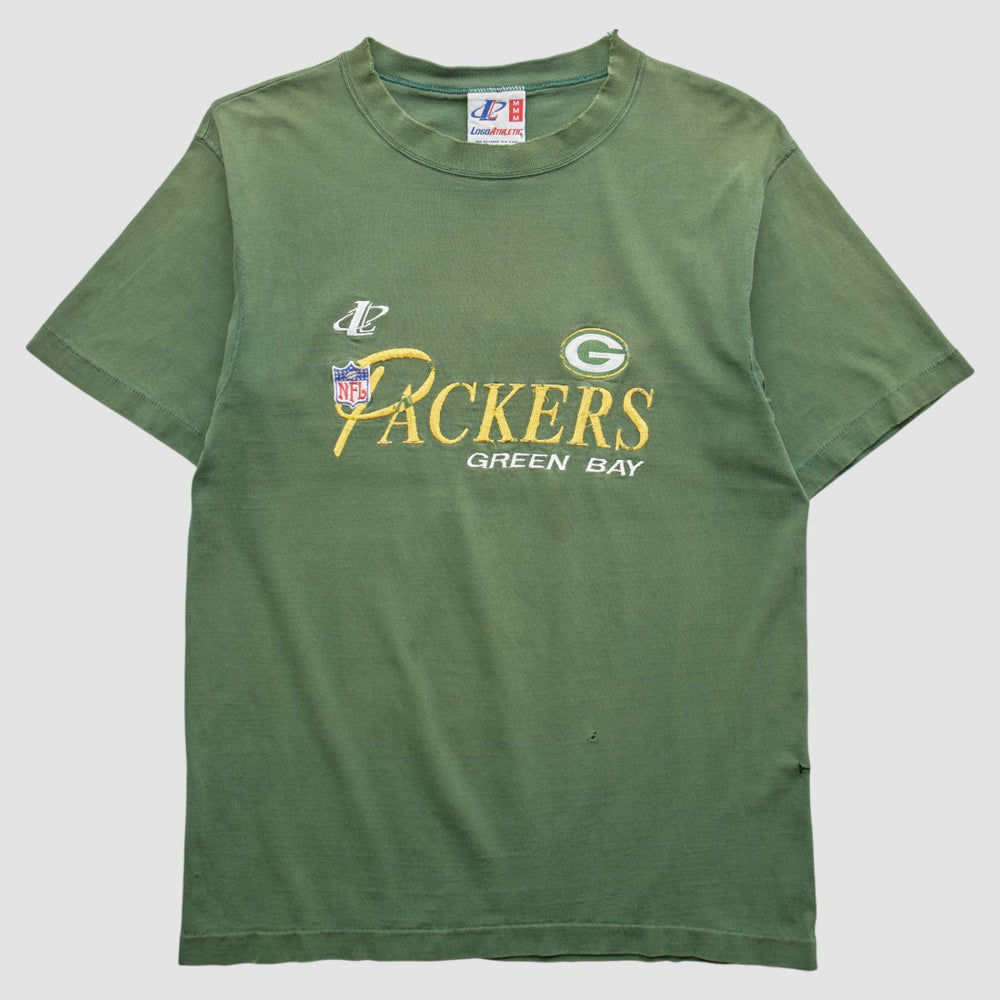 Green Bay Packers Logo Athletic 90s T-shirt Green Vintage
