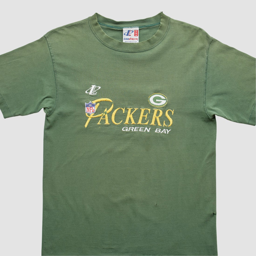 Green Bay Packers Logo Athletic 90s T-shirt Green Vintage