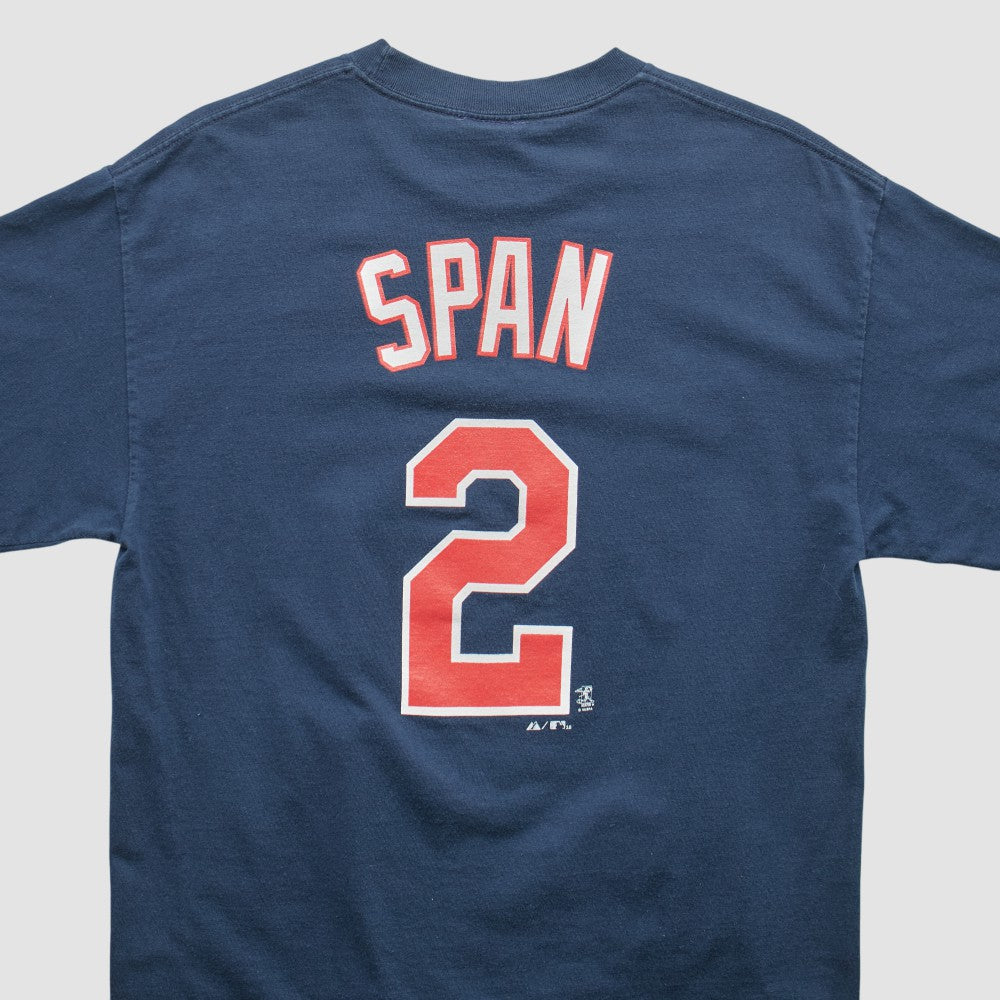Minnesota Twins Majestic 2000s T-shirt - Navy - M by Fanatics Real Vintage T-shirts