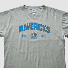Dallas Mavericks NBA 2000s T-shirt Heather Gray Vintage