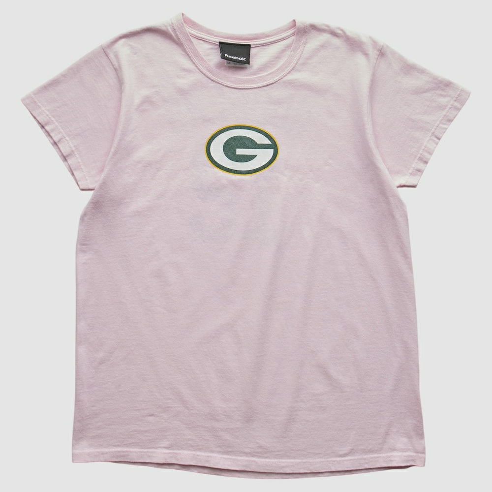 Green Bay Packers Reebok 2010s T-shirt Pink Vintage