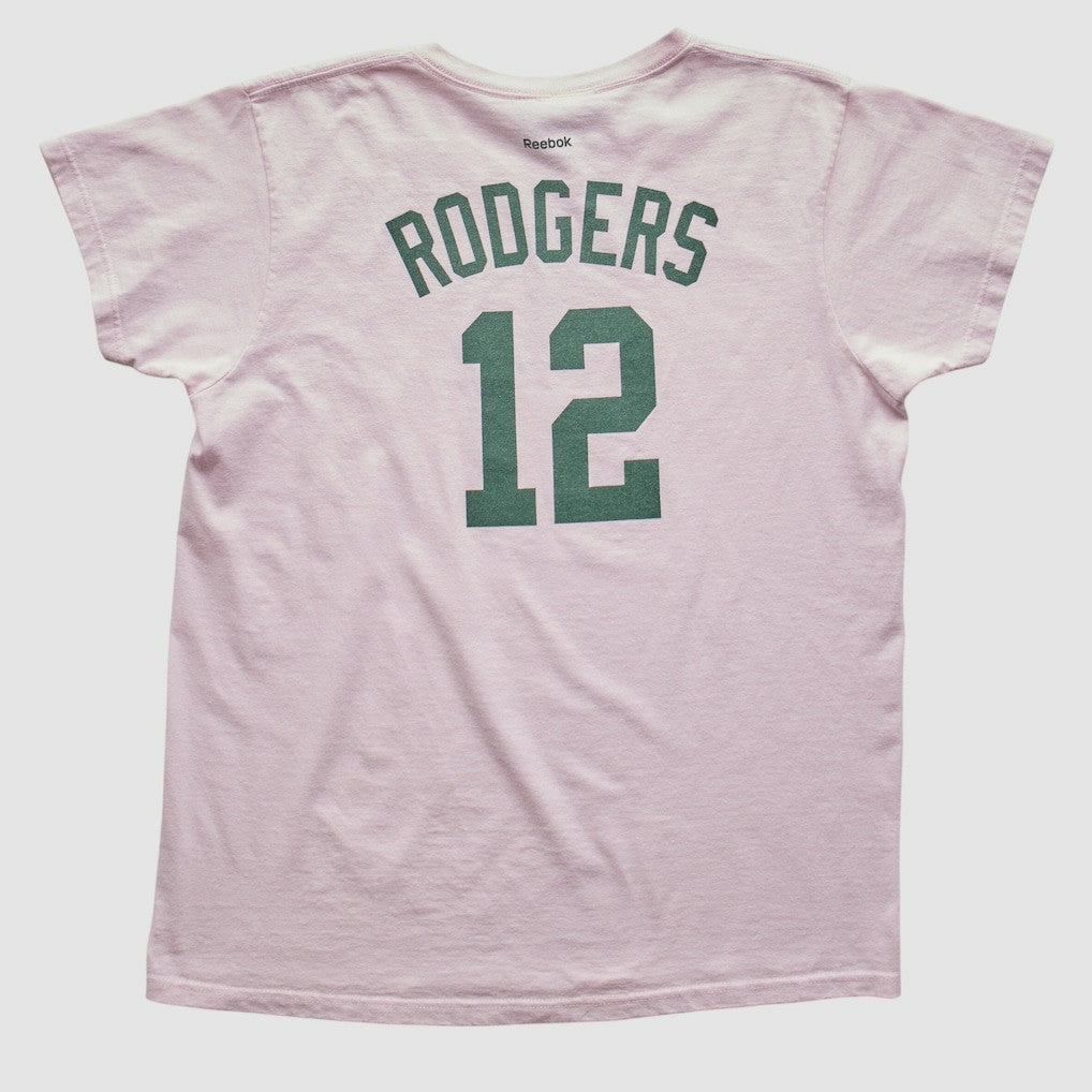 Green Bay Packers Reebok 2010s T-shirt Pink Vintage