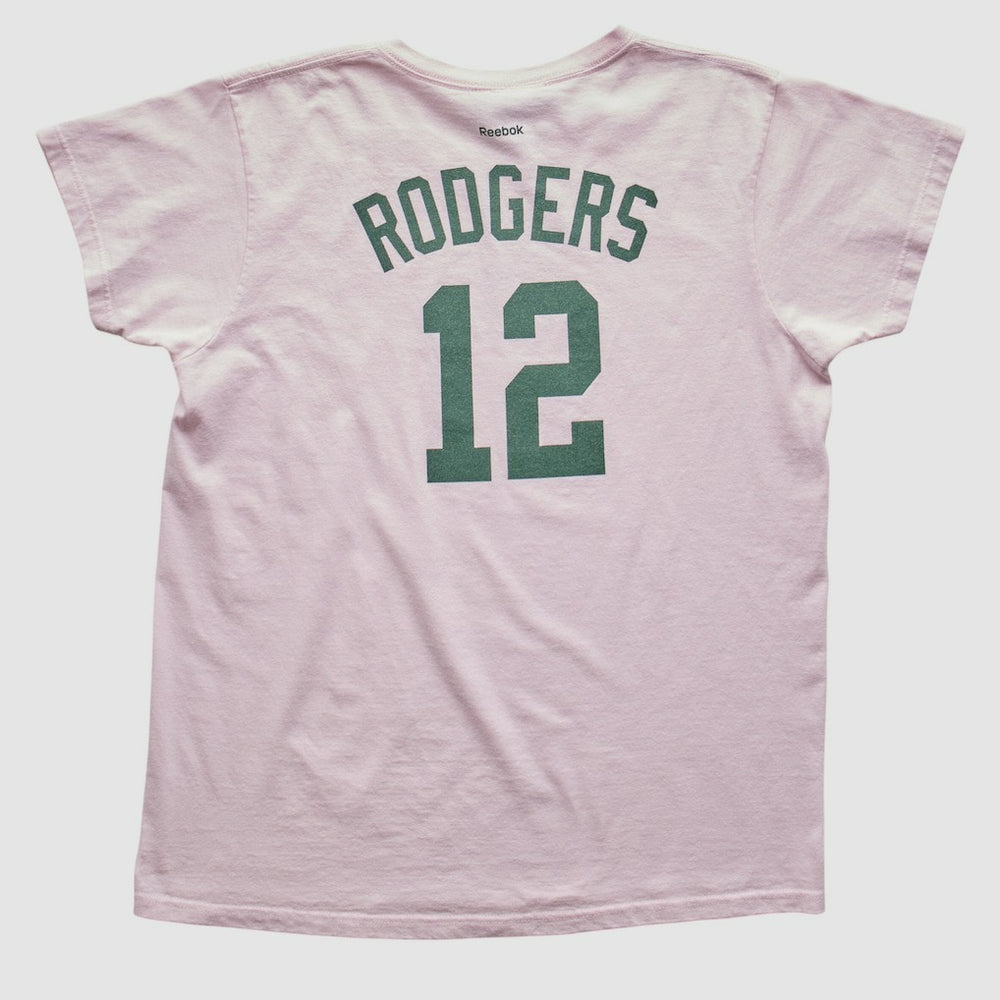 Green Bay Packers Reebok 2010s T-shirt Pink Vintage