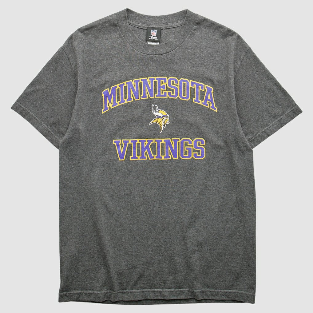 Minnesota Vikings Team Edition Apparel 2010s T-shirt Dark Heather Gray Vintage