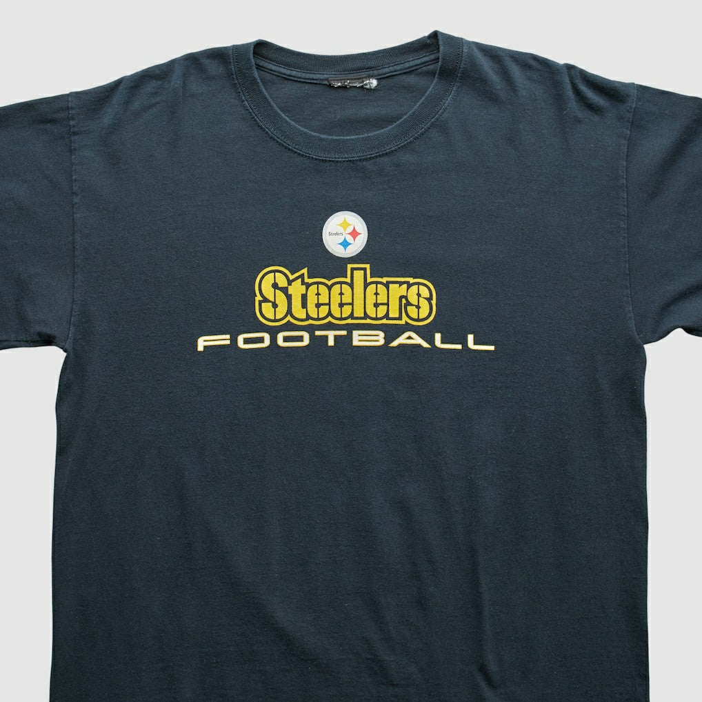 Pittsburgh Steelers NFL 2010s Long Sleeve T-shirt Navy Vintage