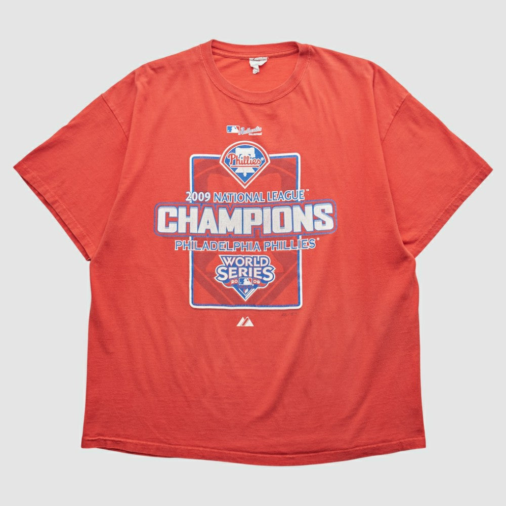 Philadelphia Phillies Delta 2009 T-shirt - Red - M by Fanatics Real Vintage T-shirts