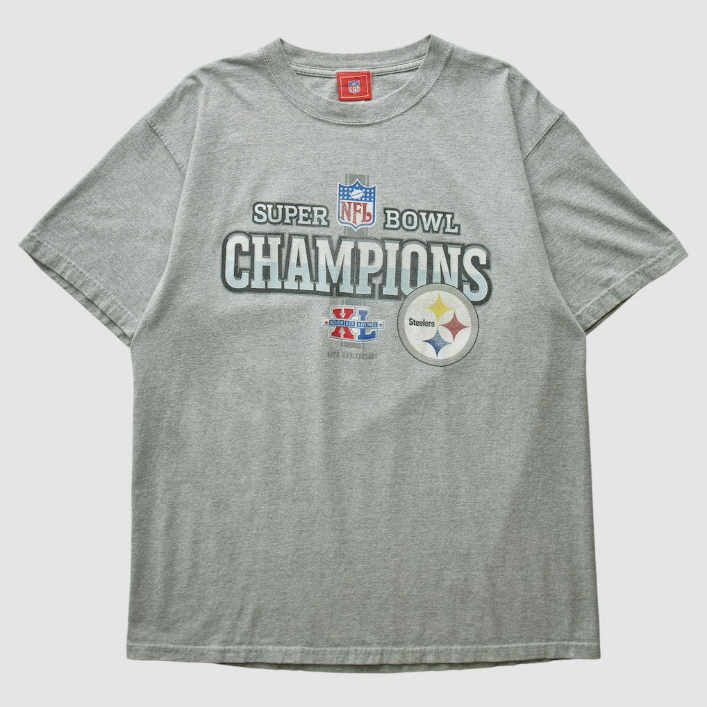 Pittsburgh Steelers NFL 2006 T-shirt Heather Gray Vintage