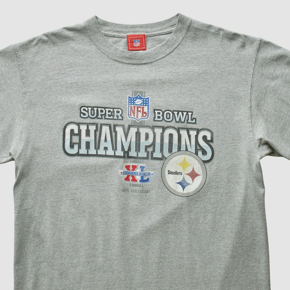 Pittsburgh Steelers NFL 2006 T-shirt Heather Gray Vintage
