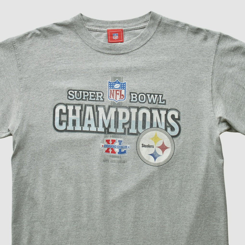 Pittsburgh Steelers NFL 2006 T-shirt Heather Gray Vintage