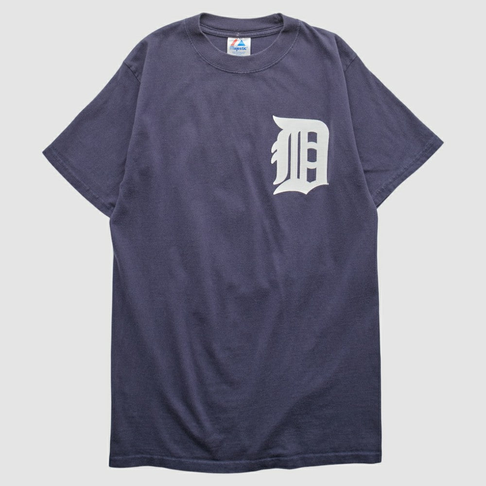 Detroit Tigers Majestic 2000s T-shirt - Navy - S by Fanatics Real Vintage T-shirts