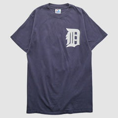 Detroit Tigers Majestic 2000s T-shirt - Navy - S by Fanatics Real Vintage T-shirts