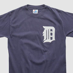 Detroit Tigers Majestic 2000s T-shirt - Navy - S by Fanatics Real Vintage T-shirts