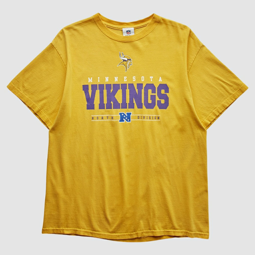 Minnesota Vikings NFL 2010s T-shirt Yellow Vintage