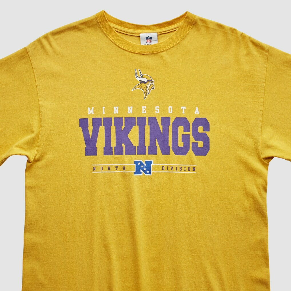 Minnesota Vikings NFL 2010s T-shirt Yellow Vintage