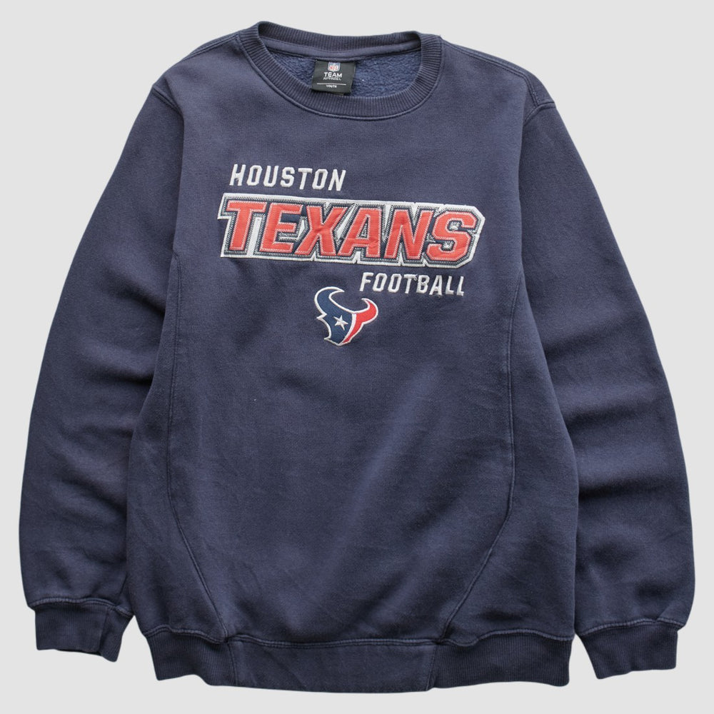 Houston Texans NFL 2010s Pullover Sweatshirt Navy Vintage