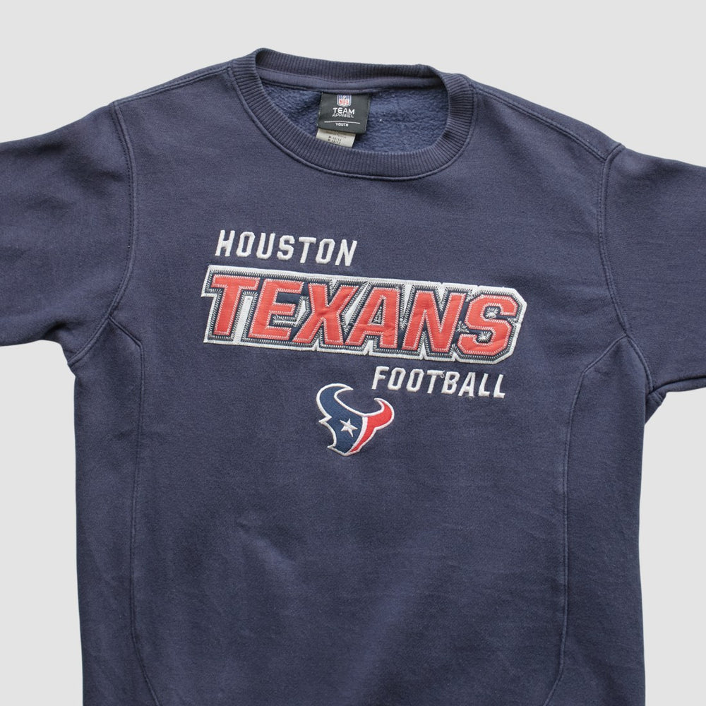 Houston Texans NFL 2010s Pullover Sweatshirt Navy Vintage