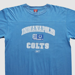 Indianapolis Colts Reebok 2000s Long Sleeve T-shirt Blue Vintage