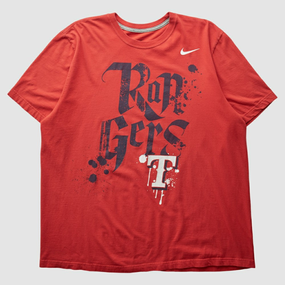 Texas Rangers Nike 2010s T-shirt - Red - XL by Fanatics Real Vintage T-shirts