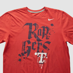 Texas Rangers Nike 2010s T-shirt - Red - XL by Fanatics Real Vintage T-shirts