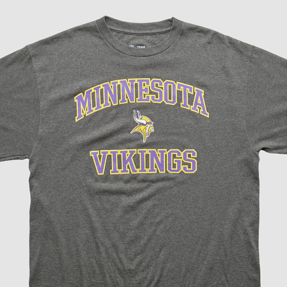Minnesota Vikings NFL 2010s T-shirt Dark Heather Gray Vintage